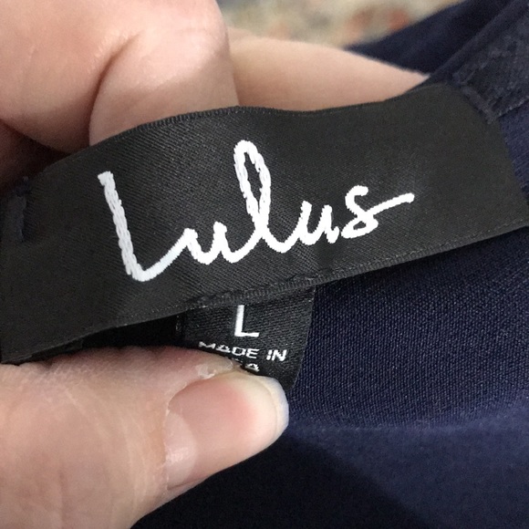 Lulu’s Navy Blue Maxi Dress - Picture 7 of 8